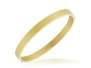 Stainless Steel Yellow Gold Tone Lords Prayer in English Bangle Bracelet