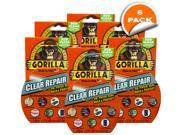 Gorilla Glue 1.88 in. x 9 yds. Clear Repair Tape 6 Pack
