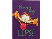 Garfield Read my Lips Bobble Plaque