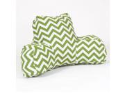 Majestic Home Goods Chocolate Chevron Reading Pillow