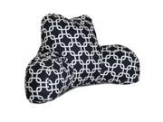 Black Links Reading Pillow