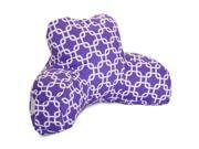 Hot Pink and White French Quarter Reading Pillow
