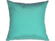 Pillow Decor Sunbrella Aruba Turquoise Blue 20x20 Outdoor Pillow