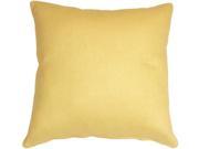 Pillow Decor Tuscany Linen Banana Yellow 17x17 Throw Pillow
