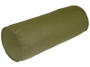 Pillow Decor Tuscany Linen Fig Green 7x20 Bolster Pillow