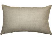 Pillow Decor Tuscany Linen Natural 12x20 Throw Pillow