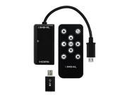 MHL HDTV Adapter For Smartphones and Tablets Micro USB to HDMI 1080p with Remote Control Included for Panasonic Eluga P P 03E ; Kyocera KYY22 KYY21 KYL21 KLY22