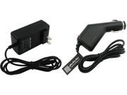 Super Power Supply® AC DC Adapter Cord 2 in 1 Combo Wall Car Charger for Sylvania Portable Dvd Player Sdvd9004 Sdvd9006 Sdvd1023 Sdvd1023bj Sdvd1030 Sdvd1030b