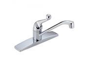 Delta 100 Classic Single Handle Kitchen Deck Sink Faucet Chrome