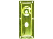 Progressive 1044BP Mortise Lock Cylinder Guard Plate 1 4 High Bubble 4 X 10 Brass Plated