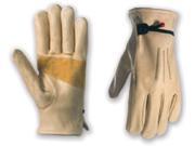 Medium Heavy Duty Grain Cowhide Full Leather Work Glove Wells Lamont Gloves