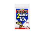 JT Eaton 233N Stick Em 2 Pack 3 1 4 x 4 1 4 Mouse Glue Trap