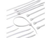 KC Professional 97080 100 Pack 4 White Natural Cable Tie Nylon 18 LB Tensile Strength