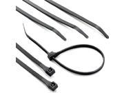 KC Professional 97090 100 Pack 14 Black Cable Tie Nylon 50 LB Tensile Strength