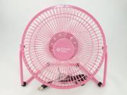 Comfort Zone CZHV8USB 1 Fan 8 Desktop Adjustable Metal High Velocity Cradle Fan Dual Powered Assorted Colors