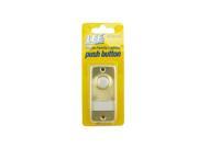 Lee Electric BC267LG Gold Wired Single Lighted Push Button With Name Plate 2 7 8 X 1 3 8 For Bell