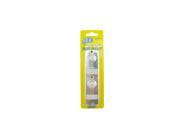 Lee Electric BC268LS Silver Wired Double Lighted Push Button With Name Plate 5 1 4 X 1 3 8 For Bell
