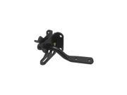 National N101 121 Satin Black Automatic Gate Latch With 4 1 4 Bar