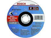 Bosch TCW1S450 4 1 2 x .040 x 7 8 Type 1 Thin Cutting Disc AS60INOX BF for Metal Stainless Metal Cutoff Blade