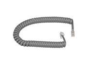 CONECT IT 20 525GR 25 GRAY COILED MODULAR HANDSET CORD
