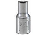 Master Mechanic 108316 1 4 Drive 3 16 6 Point Shallow Socket