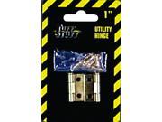 Tuff Stuff 86710 2 Pack 1 Brass Narrow Utility Hinge With Screws
