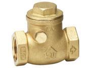 Everflow 2 FPT Brass Lead Free Threaded Swing Check Valve