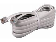 CONECT IT 20 015WH White 15 Modular Line Phone Cord