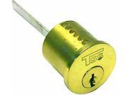 TSS TSS201523 Segal 7050 Like US3 Polished Brass Solid Brass Replacement 1 1 16 Rim Cylinder Lock Segal Keyway