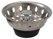 Plumb Shop Div Brasscraft Master Plumber 585497 Chrome Finish Basket Sink Strainer