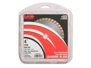 MK Diamond 159106 MK 99 4 Dry or Wet Cutting Turbo Saw Blade with 20 Millimeter or 5 8 Arbor Concrete and Brick