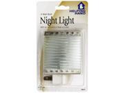 Helping Hand 85212 4 Watt Swivel Frosted Modern Night Light With On And Off Switch
