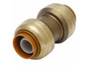 PipeBite CC10000 1 2 x 1 2 Lead Free Coupling Sharkbite Like Push Fit Fittings For Use With Copper Tubing CTS CPVC Pex With Integral Tube Liner Inclu