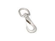 3 4 X 3 5 8 Nickel Plated Round Swivel Eye Spring Snap National Hardware