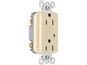 Pass Seymour 1594ICC10 15 Amp 125 Volt Ivory 2 Pole 3 Wire Grounding Premium GFCI Outlet Receptacle