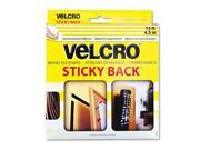 Velcro USA 90083 Beige 3 4 x 15 FT Roll Sticky Back Hook Loop Fastener Tape with Dispenser