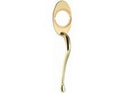 Ultra Hardware 31617 Solid Brass Polished Brass Eternity Finish Decorative Slip Over Handle Curved Colonial Handle