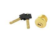 Super Lock Like MUL T LOCK Solid Brass Replacement 1 Mortise Cylinder Lock Polished Brass US3 HIGH SECURITY 006 KEYWAY