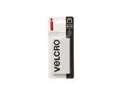 Velcro Brand 90200 2 Pack White 2 Width x 4 Length Industrial Strength Hook Loop Fastener Strip Water Resistant