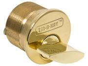 Em D Kay 231003 US3 Brass Finish 1 Mortise Cylinder Solid Brass Thumb Turn Thumbturn Cylinder