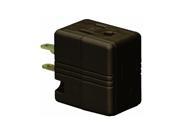 Cooper Wiring 1482B Brown 15A 125V Grounded Triple Cube Adapter NEMA 5 15R