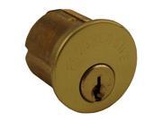 Progressive PMC3 US3 Polished Brass Solid Brass Replacement 1 1 8 Mortise Cylinder Lock Segal Keyway