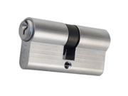 Marks USA 2622 26D C Euro Profile Double Cylinder Satin Chrome US26D With Interior Turn Knob And SC1 Keyway