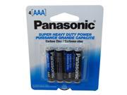 Panasonic UM 4NPA 4B 4 Pack Of AAA Carbon Zinc Battery With 1.5V For Use In Low Drain Devices