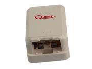 Quest NSB 6120 Cat6 RJ45 White Surface Mounted Wall Jack For Ethernet Cables