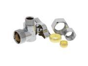 Aqua Plumb C3716 1 4 Turn Ball Angle Valve With 5 8 Compression To Connector 3 8 Compression