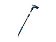 Hopkins Mfg 583 EP Mallory Telescoping 52 Snow Brush Sport Telebroom with Pivoting 10 Head Rubber Squeegee Blade Ice Scraper Aluminum 34 to 52 Inch Ass