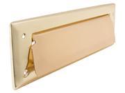 Tuff Stuff 103 Polished Brass US3 10 X 3 Mail box Letter Slot In Door or Wall