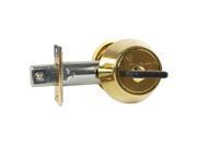 Mul t lock HD1 05 206 Brass Hercular Single Cylinder Deadbolt with Thumb Turn HIGH SECURITY INTERACTIVE 206 KEYWAY