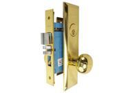 Marks New Yorker 7NY10A/3, Polished Brass Right Hand Mortise Entry Lock Set, Screwless Knobs Thru-Bolted Lockset Marks New Yorker 7NY10A/3, Polished Brass Right Hand Mortise Entry Lock Set, Screwless Knobs Thru-Bolted Lockset